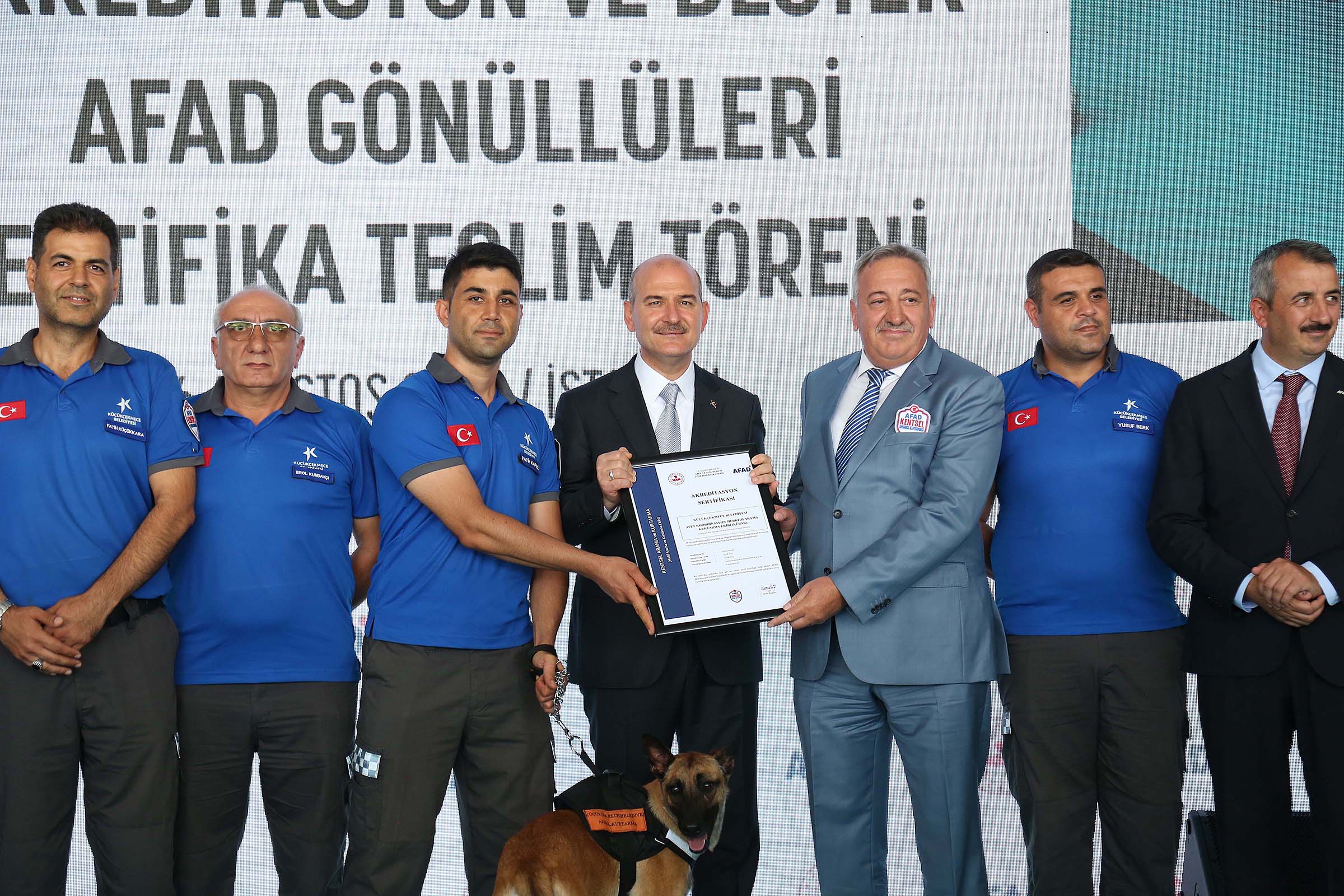 KÜÇÜKÇEKMECE BELEDİYESİ SİVİL SAVUNMA AMİRLİĞİ EKİPLERİ AFAD’A AKREDİTE OLDU