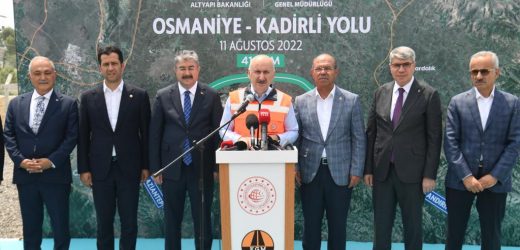 KARAİSMAİLOĞLU: KADİRLİ-OSMANİYE YOLU’NUN TAMAMINI 2023’TE HİZMETE AÇMAYI PLANLIYORUZ