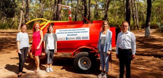 “GELECEK TURİZMDE” NİN CAN SUYU 3 TONLUK SU TANKLARINDAN