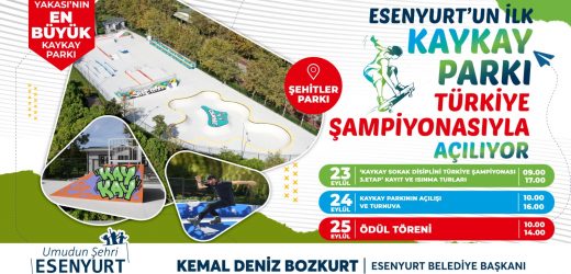 *Esenyurtlu gençler bu parkta heyecan ve adrenaline doyacak