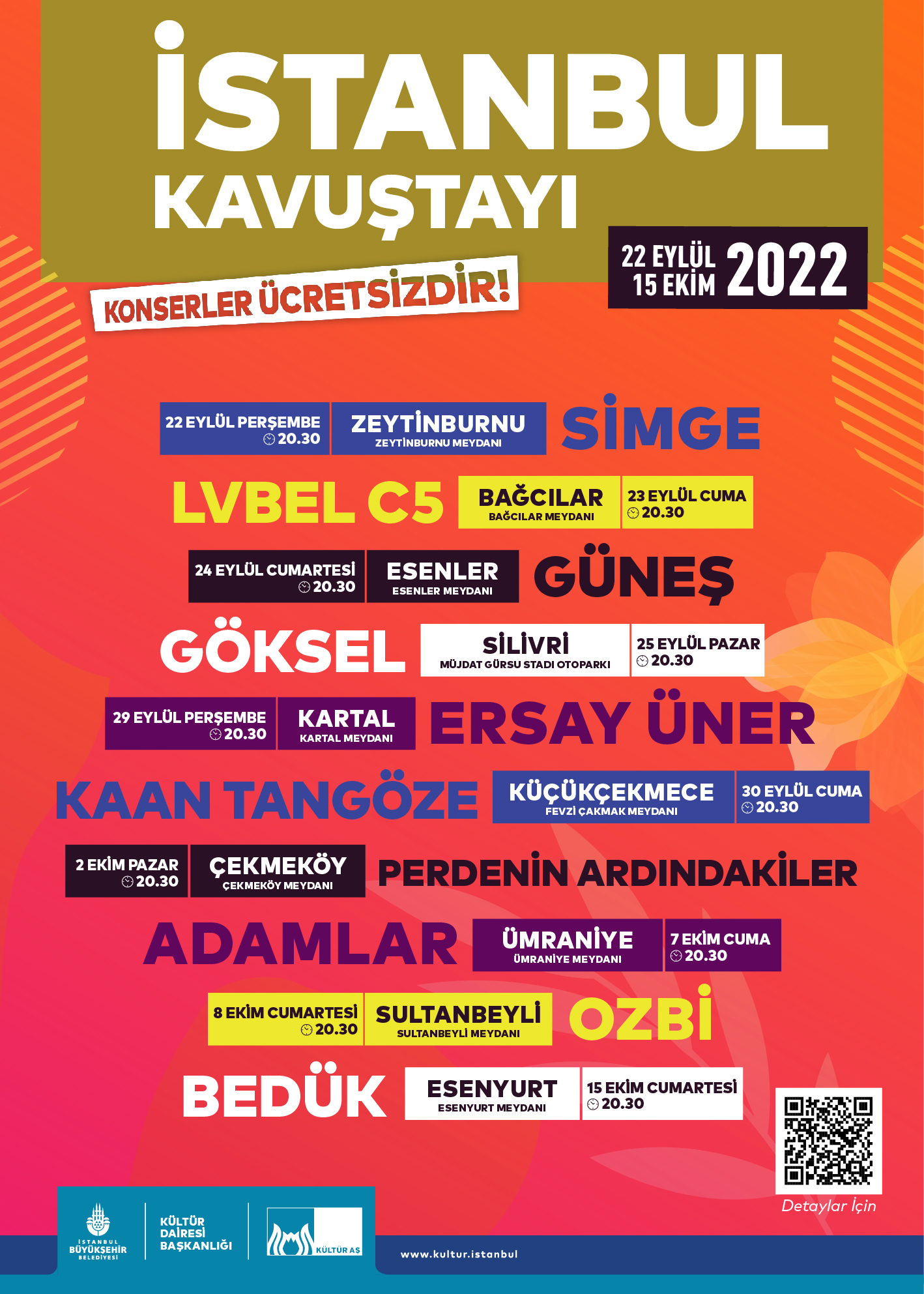 10 MEYDAN 10 ÜCRETSİZ KONSER