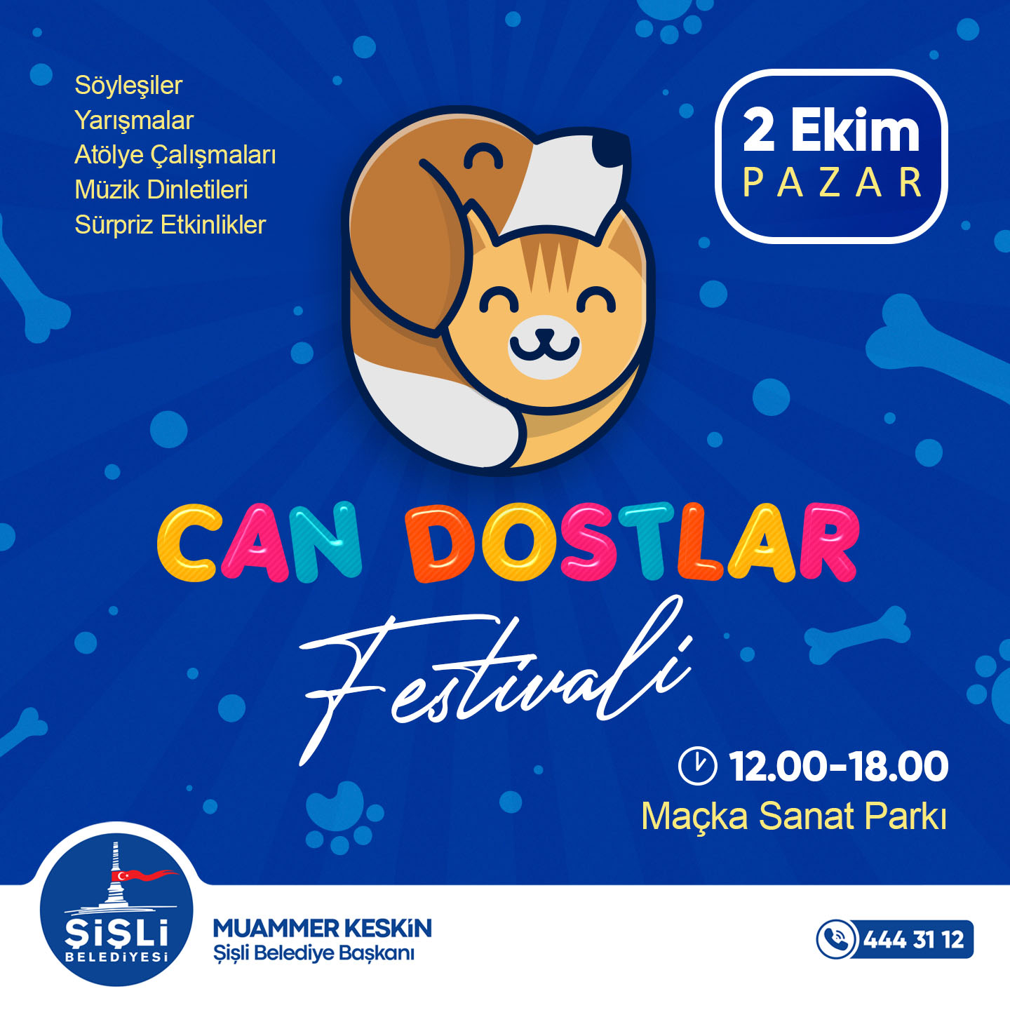 ŞİŞLİLİLER “CAN DOSTLAR FESTİVALİ”NDE BİR ARAYA GELİYOR