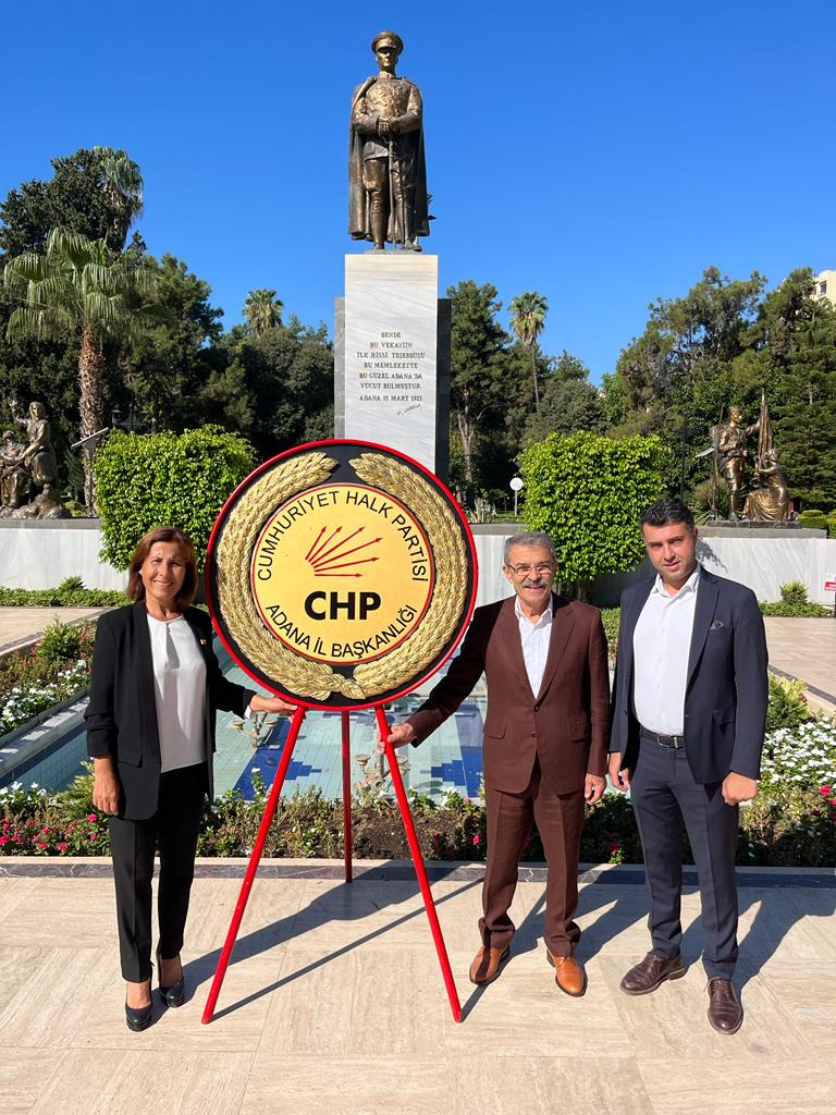 CHP Adana İl Başkanlığı CHP’nin Kuruluş Yıl Dönümünü Kutladı