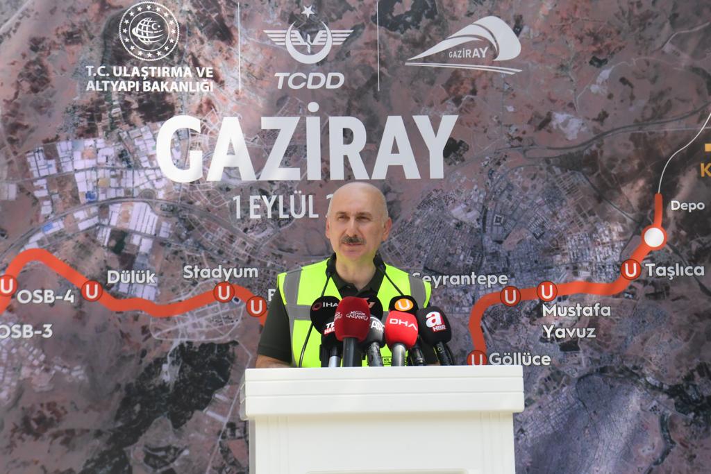 KARAİSMAİLOĞLU: TEST SÜRECİ BAŞARIYLA GERÇEKLEŞEN GAZİRAY’DA YERLİ VE MİLLİ ARAÇ KULLANACAĞIZ