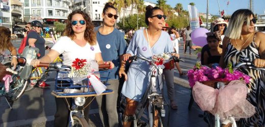 SÜSLÜ KADINLAR “MARMARİS’TEN MIAMI’YE” PEDAL BASTILAR