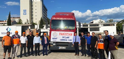 Muğla’dan Dost ve Kardeş Ülke Pakistan’a Yardım Tırları Yola Çıktı