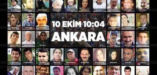 10 EKİM ANKARA GAR KATLİAMI UNUTULMAZ, UNUTTURALAMAZ