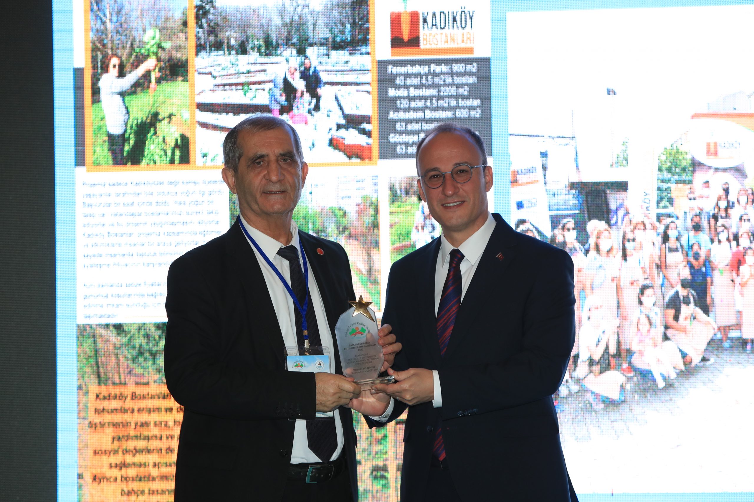 KADIKÖY BOSTANLARI’NA SAĞLIKLI KENTLER BİRLİĞİ’NDEN EN İYİ UYGULAMA ÖDÜLÜ