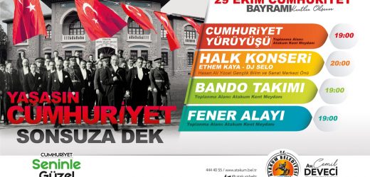 Cumhuriyet coşkusu Atakum sokaklarına taşacak