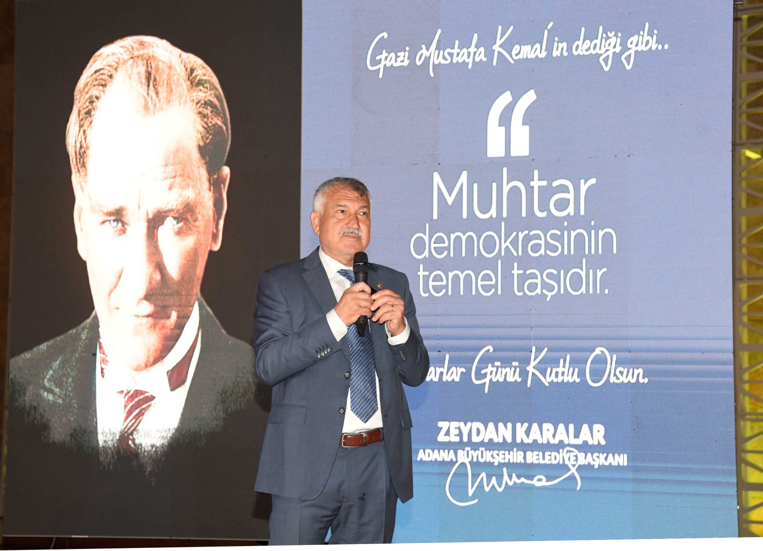 Zeydan Karalar, “Muhtarlarımızla uyum içinde çalışmaya devam edeceğiz.”