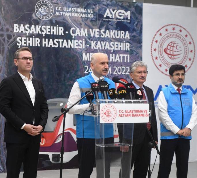 KARAİSMAİLOĞLU: BAŞAKŞEHİR-KAYAŞEHİR METRO HATTINDA SON AŞAMAYA GELDİK