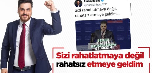 “Ben bu siyaseti rahatsız etmeye geldim”
