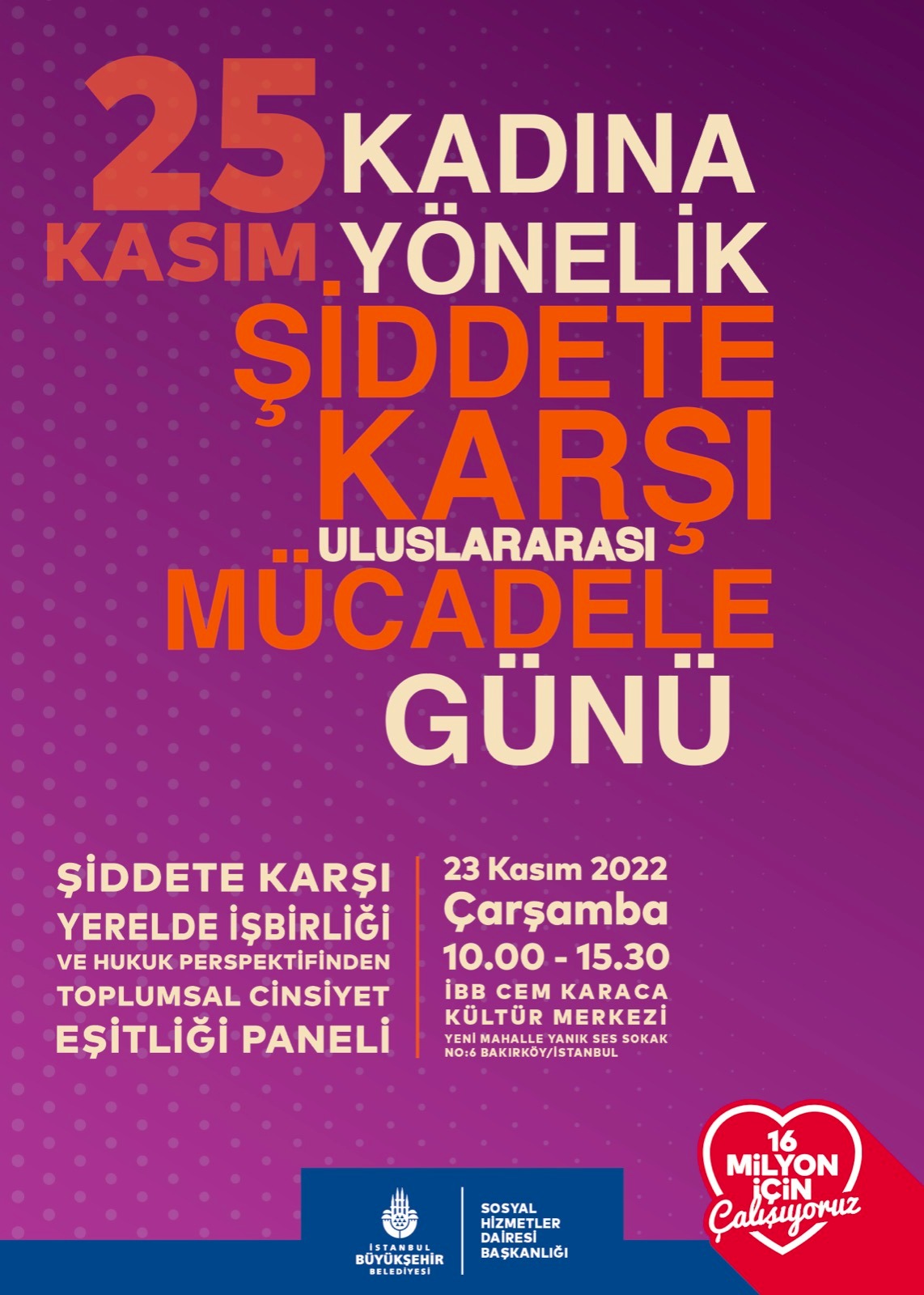 KADINA ŞİDDETE ‘SIFIR TOLERANS’