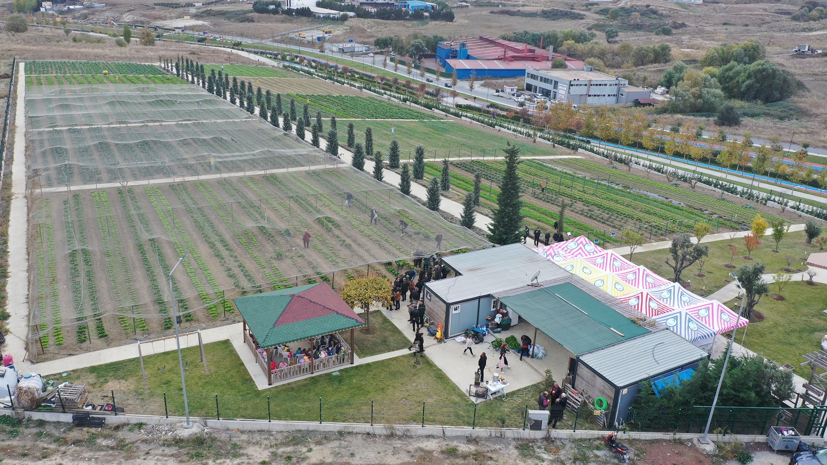 YAŞAM BAHÇESİ’NDE KIŞ HASADI YAPILDI