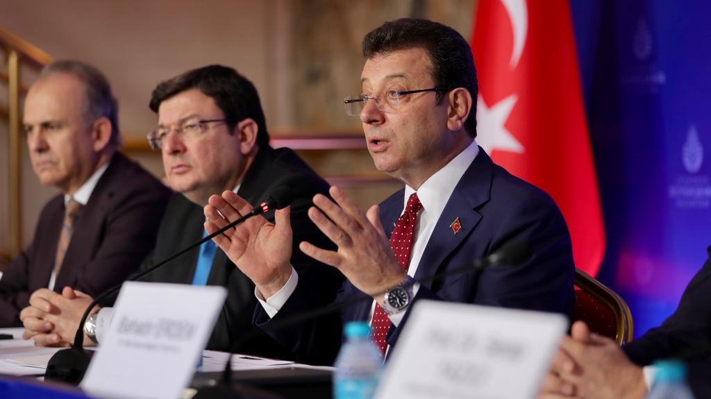 İBB BAŞKANI EKREM İMAMOĞLU: DEĞERLİ BASIN MENSUPLARI;