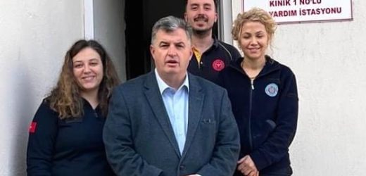 Doktor Başkan Meslektaşlarının Yanında