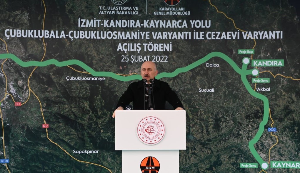 KARAİSMAİLOĞLU: LOJİSTİK MERKEZİ KOCAELİ’NİN ULAŞIM AĞINI GÜÇLENDİRİYORUZ.