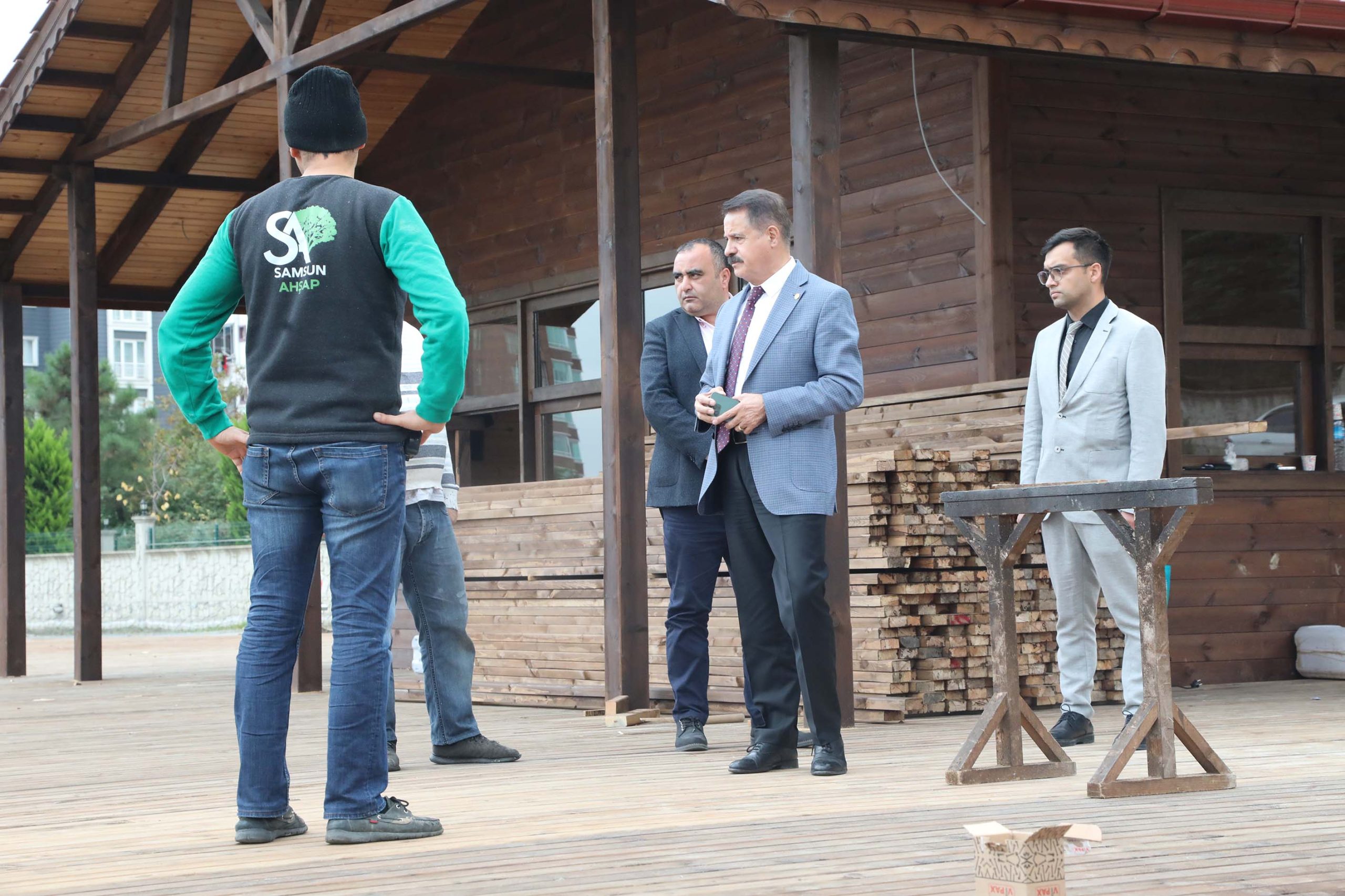 Atakum Belediyesi’nin Cemal Yeşilyurt Yaşam Alanı’nda sona gelindi