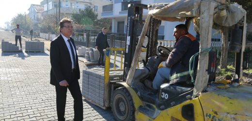 Başkan Arslan, çalışmaları yerinde denetliyor