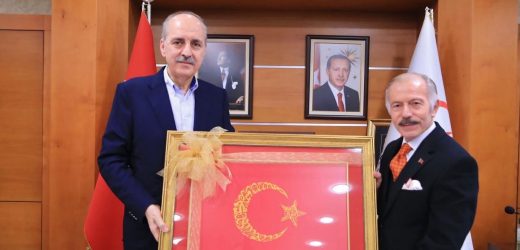 Numan Kurtulmuş’tan Başkan Aydıner’e ziyaret