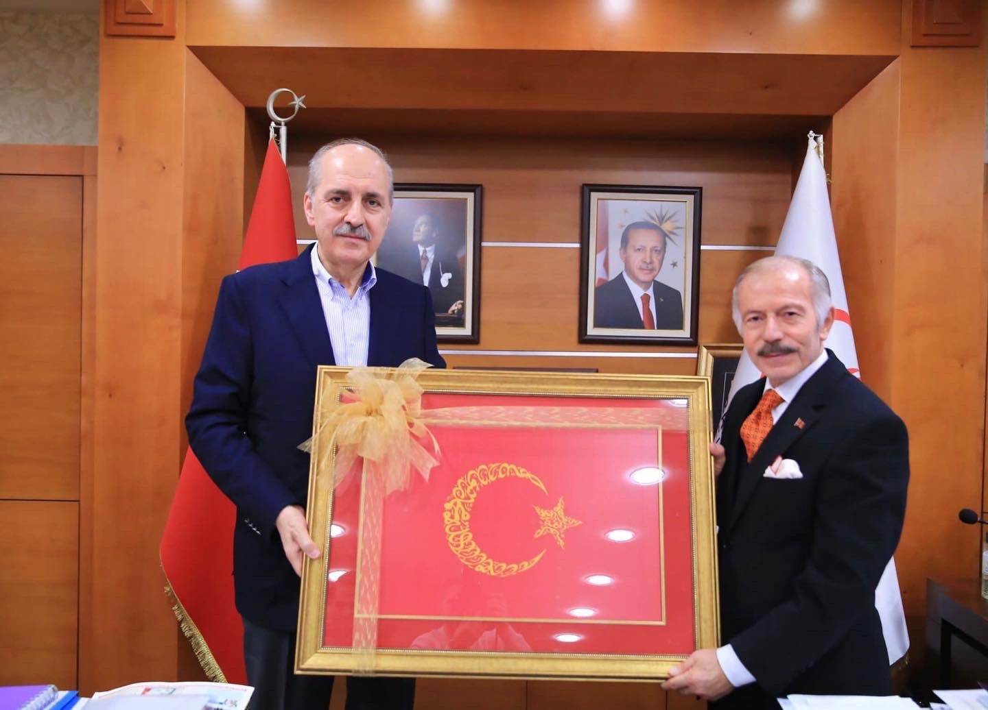 Numan Kurtulmuş’tan Başkan Aydıner’e ziyaret