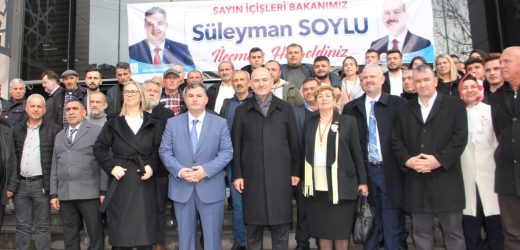 İçişleri Bakanı Süleyman Soylu Kınık’ta Muhtarlar İle Buluştu