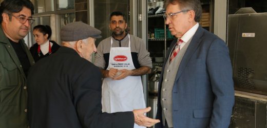 BAŞKAN ARSLAN ALTINOLUK ESNAFINI ZİYARET ETTİ