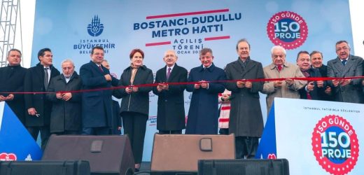 1,7 MİLYON KİŞİNİN ÖZLEMLE BEKLEDİĞİ  DUDULLU-BOSTANCI METRO HATTI AÇILDI