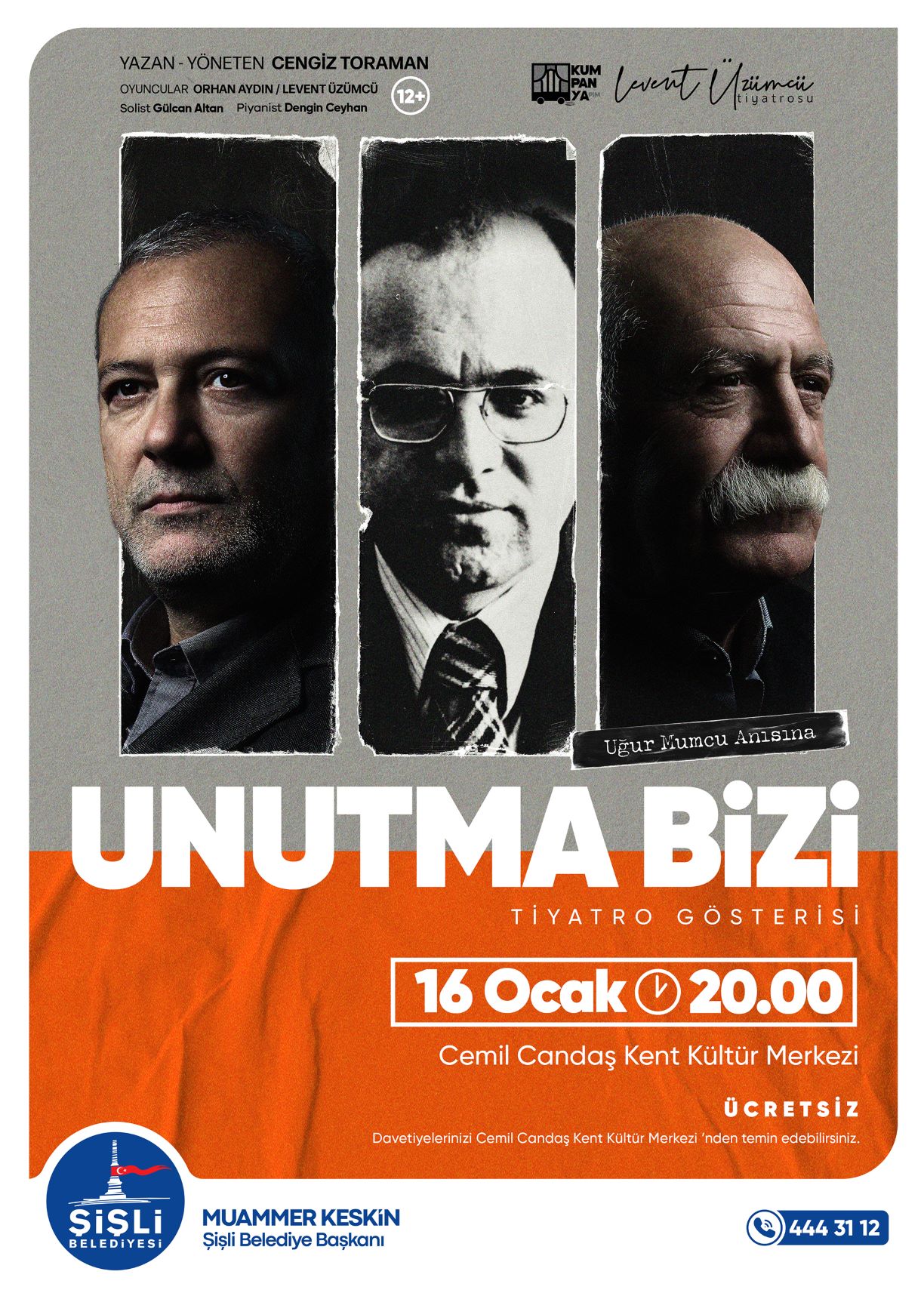 UĞUR MUMCU ANISINA “UNUTMADIK SENİ”