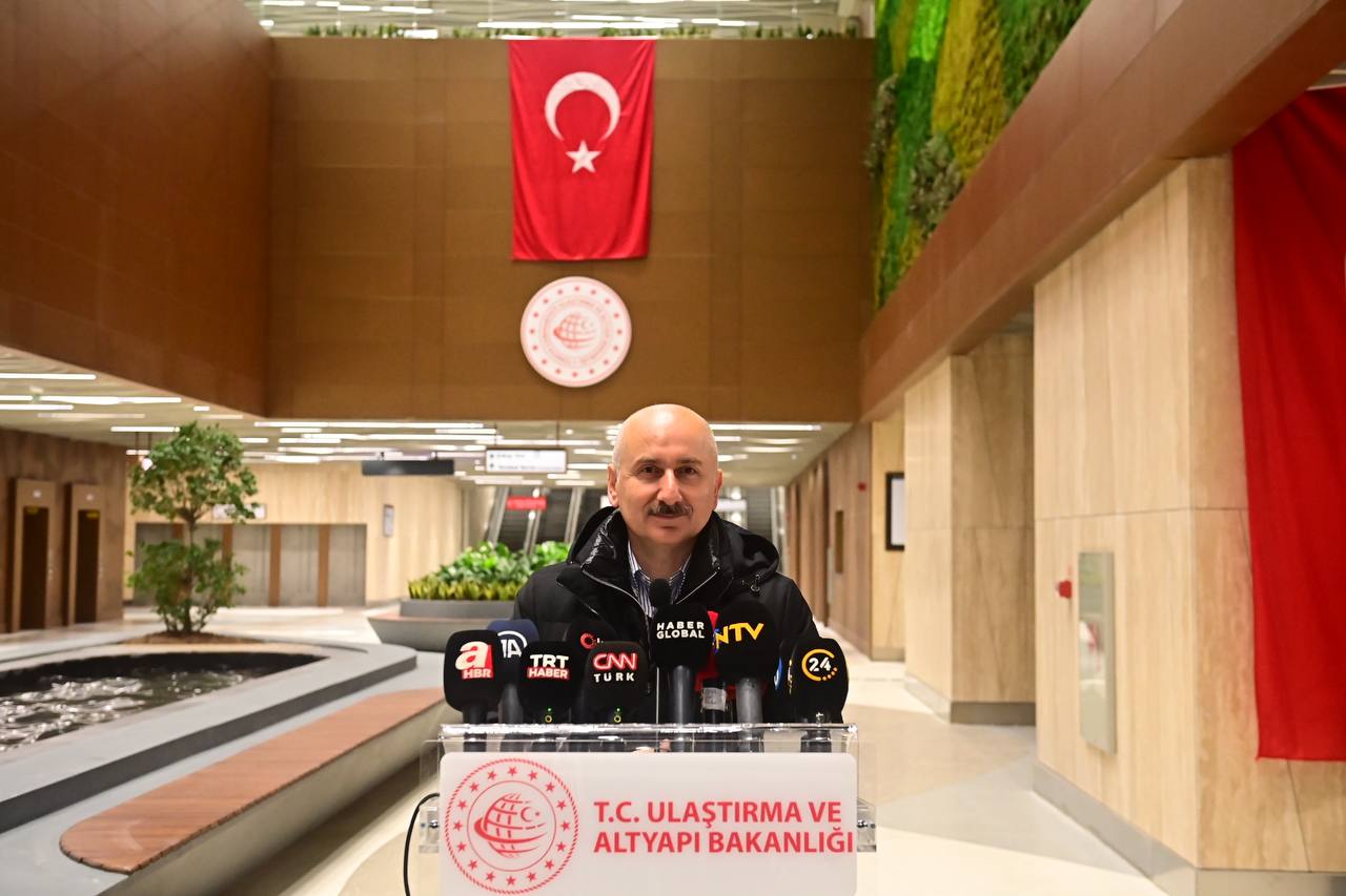 KARAİSMAİLOĞLU: KAĞITHANE-İSTANBUL HAVALİMANI METRO HATTINI 22 OCAK PAZAR GÜNÜ HİZMETE AÇIYORUZ