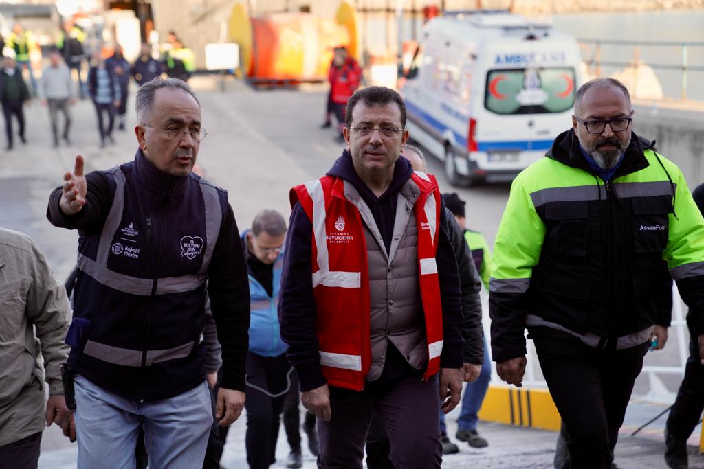 İBB’nin İki Gemisi Hatay’da Göreve Başladı