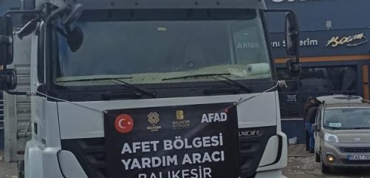 Balıkesir’de 58 Yardım Tırı Deprem Bölgesine Gönderi