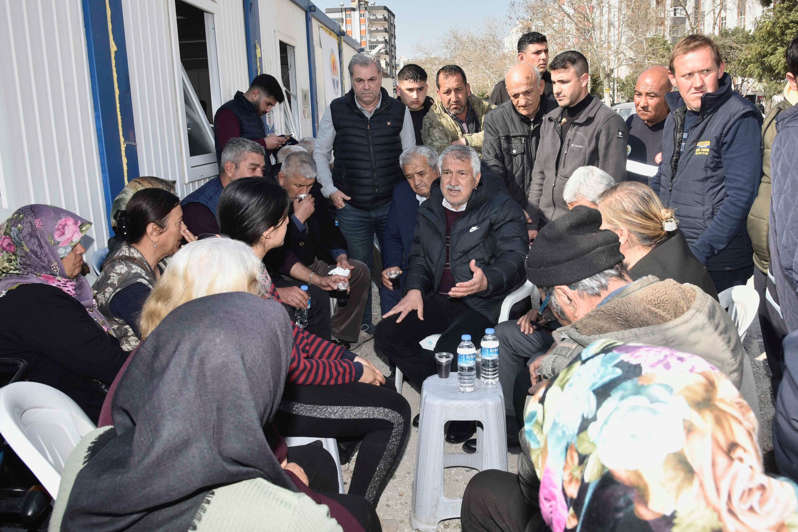 Zeydan Karalar, Adana’nın dört bir yanında halkla beraber