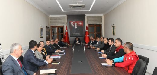 Vali Orhan Tavlı Başkanlığında Afet Koordinasyon Toplantısı Yapıldı