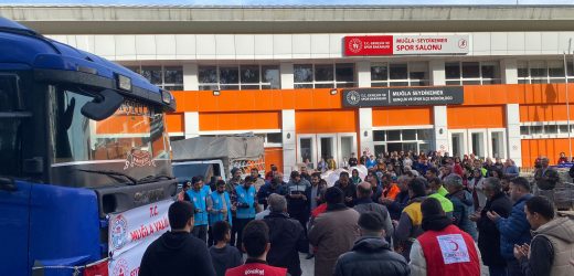 Muğla’dan 217 Yardım Tırı Deprem Bölgesine Sevk Edildi