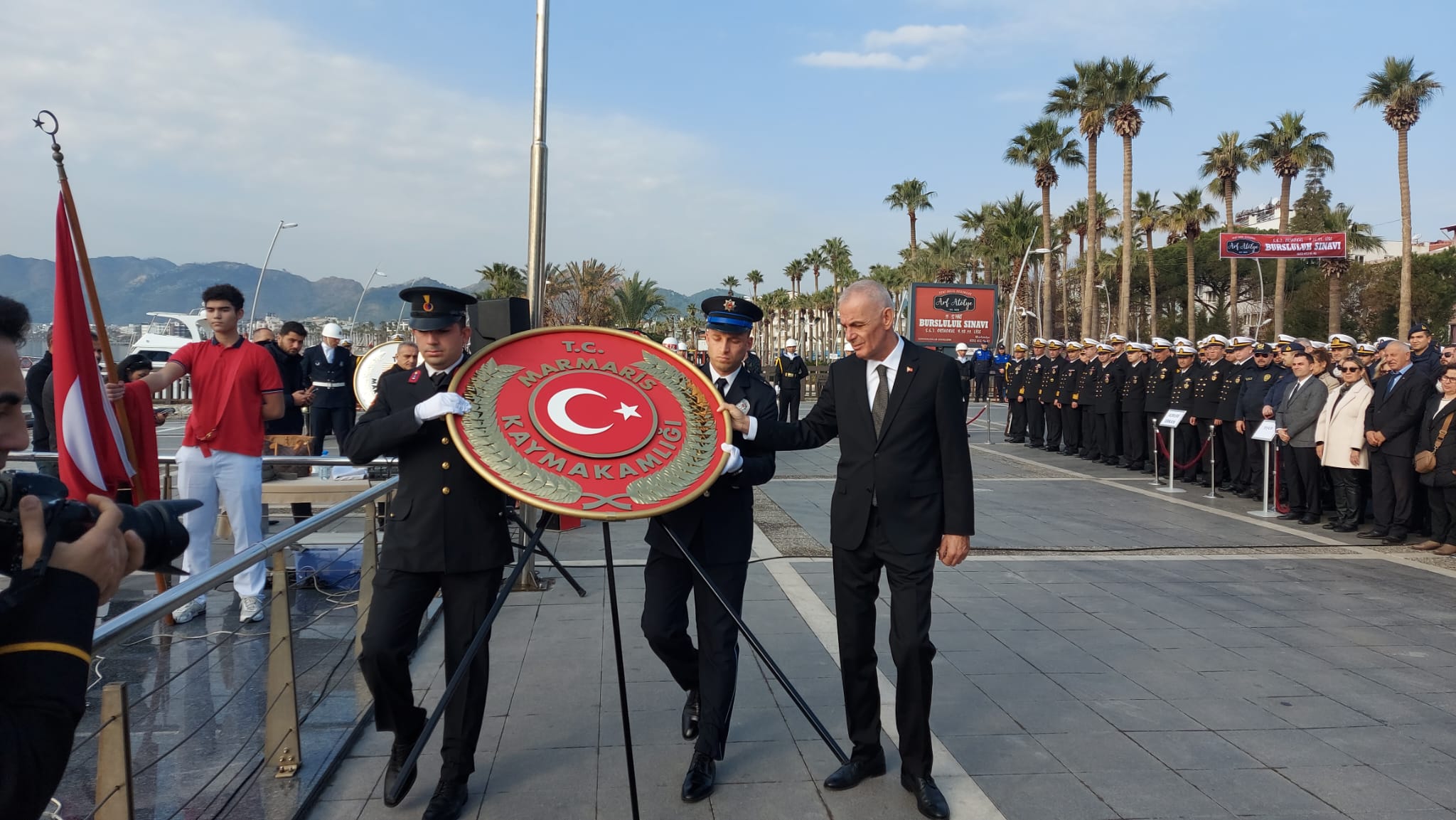 Marmaris Atatürk’ün Gelişini Hüzünlü Kutladı