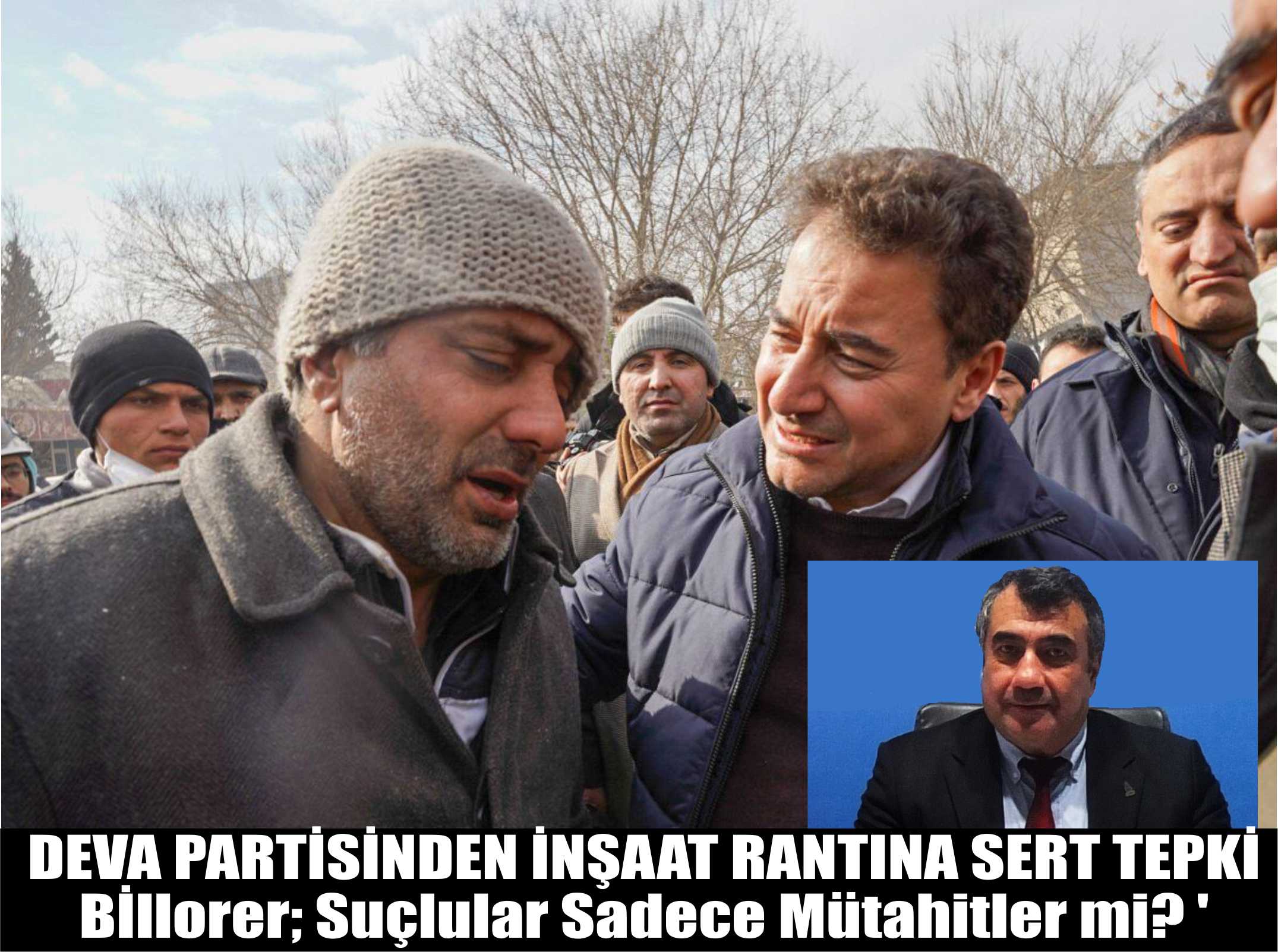 Deva Partisi’nden İnşaat Rantına Sert Tepki