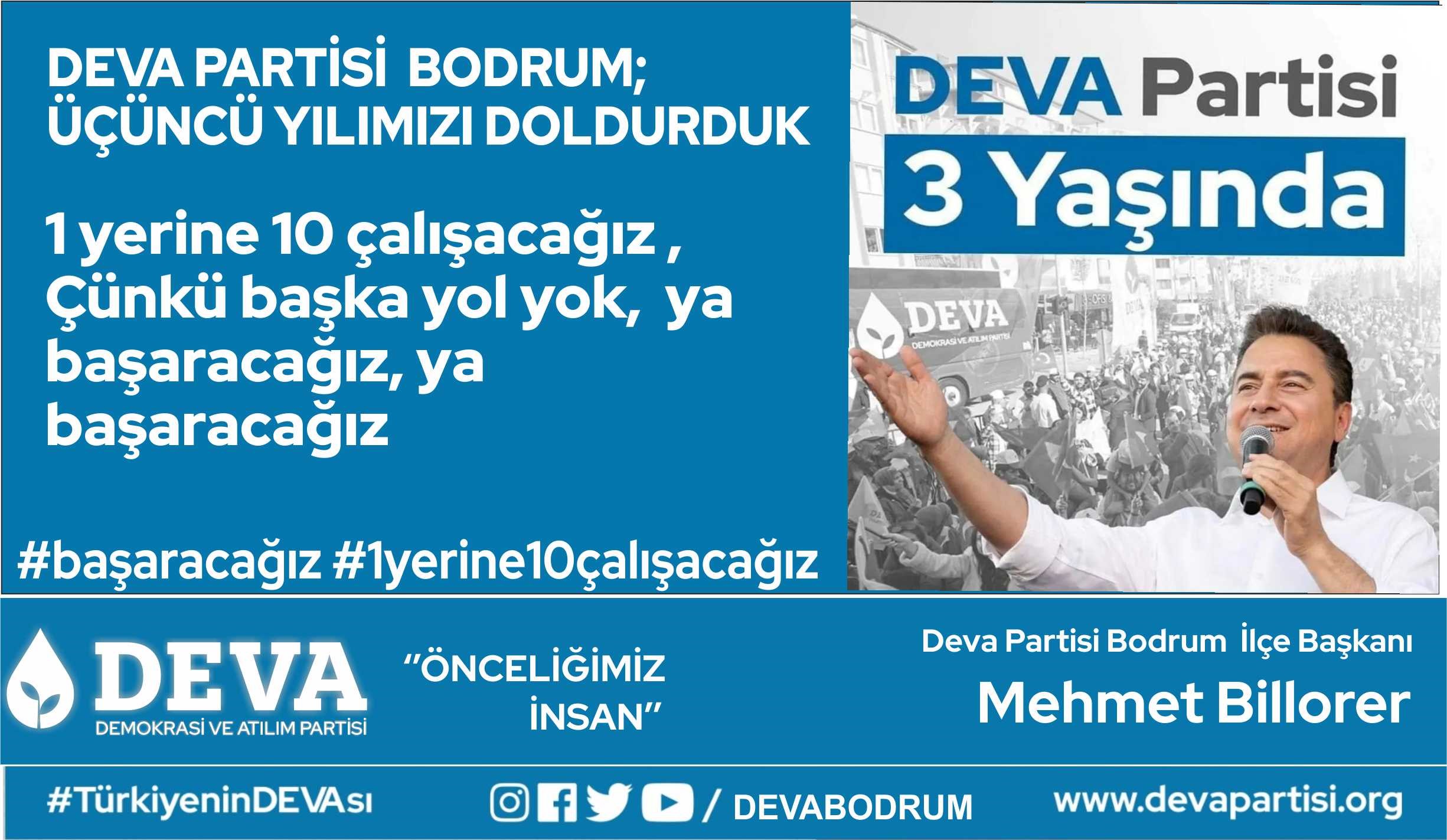 Deva Partisi Bodrum: Üçüncü Yılımızı Doldurduk