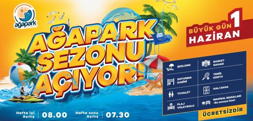 Mavi Bayraklı Ağarpark’ta Sezon 1 Haziran’da Açılıyor