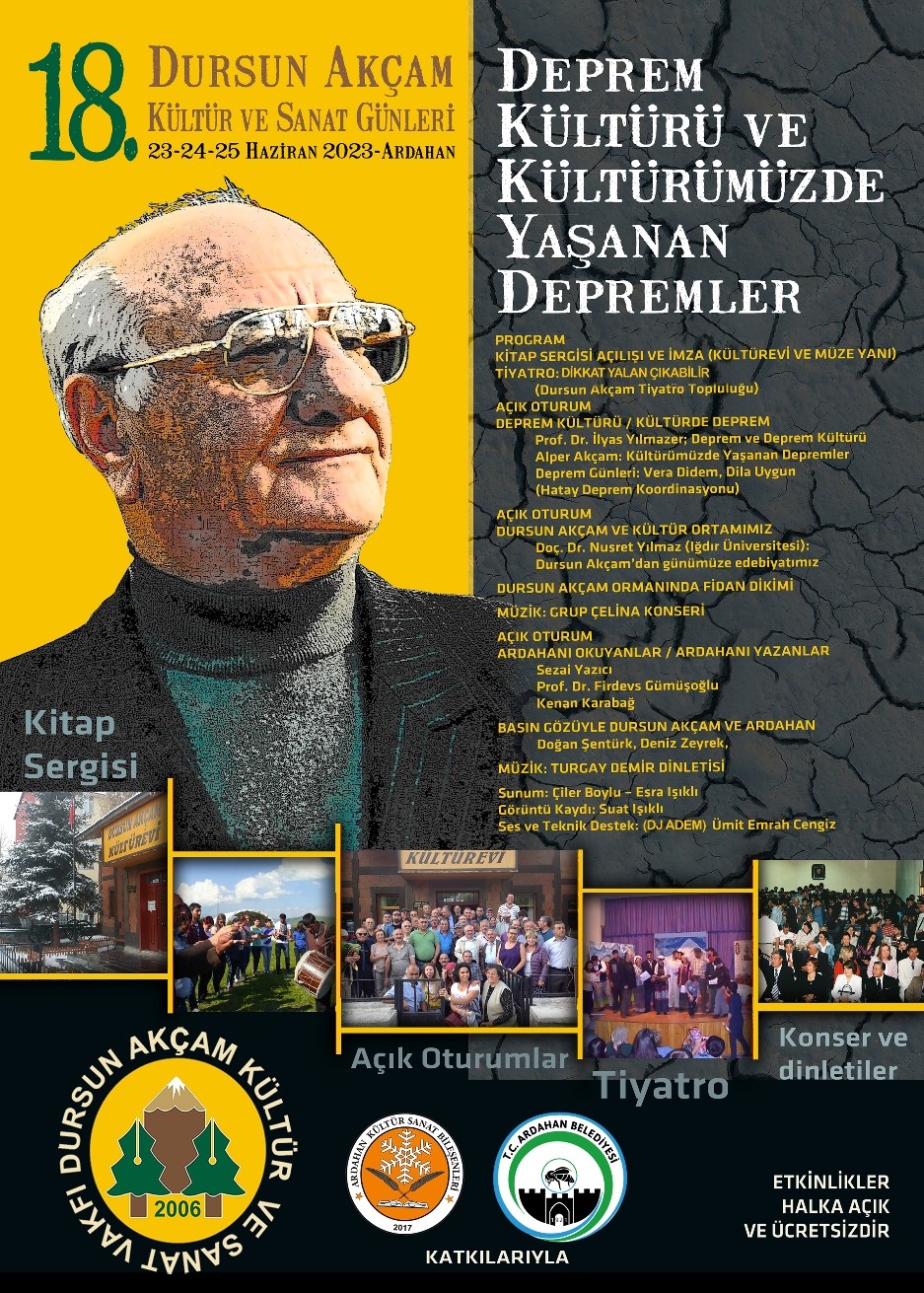 DURSUN AKÇAM KÜLTÜREVİ’NDE DEPREMLİ KÜLTÜR SANAT…