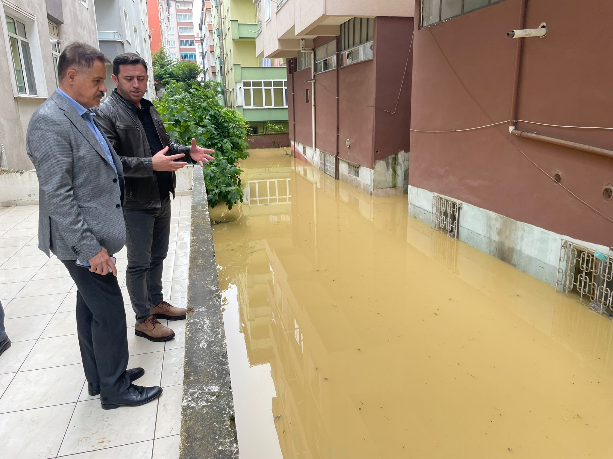 Atakum’da Sağanak  hayatı olumsuz etkiledi