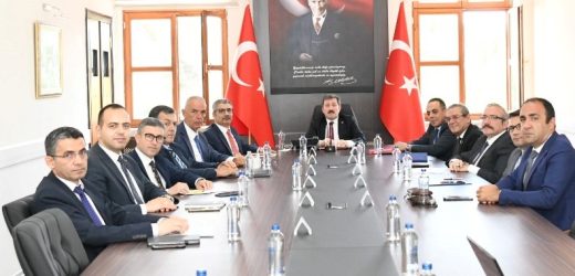 Turizm Tedbirleri Toplantısı Vali Orhan Tavlı Başkanlığında yapıldı