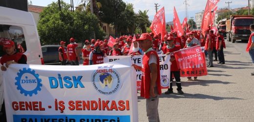 Belediye şirket işçileri kadro istiyor