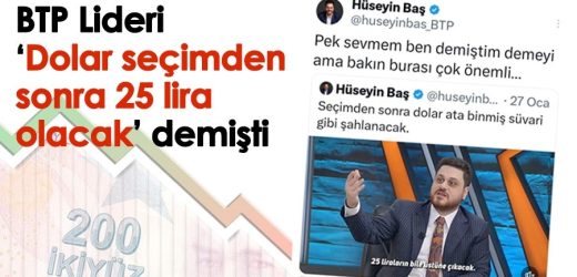 Hüseyin Baş: 20 yıl yapmıyor seçime 3 ay kala yapıyor