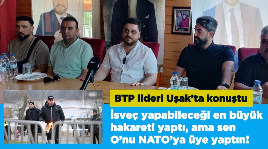 İsveç yapabileceği en büyük hakareti yaptı, ama sen O’nu NATO’ya üye yaptın!