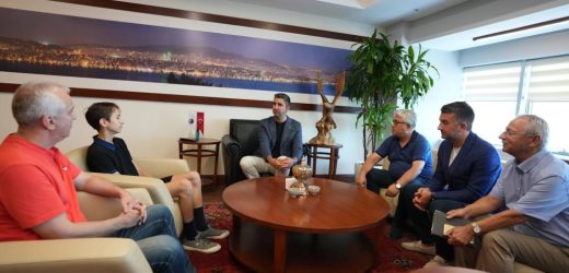 LGS Türkiye Birincisinden Başkan Gökhan Yüksel’e Ziyaret