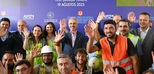 SİRKECİ-KAZLIÇEŞME HATTINDA İLK TEST SÜRÜŞÜ