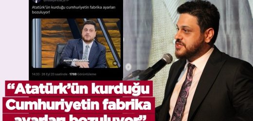 “Atatürk’ün kurduğu cumhuriyetin fabrika ayarları bozuluyor”