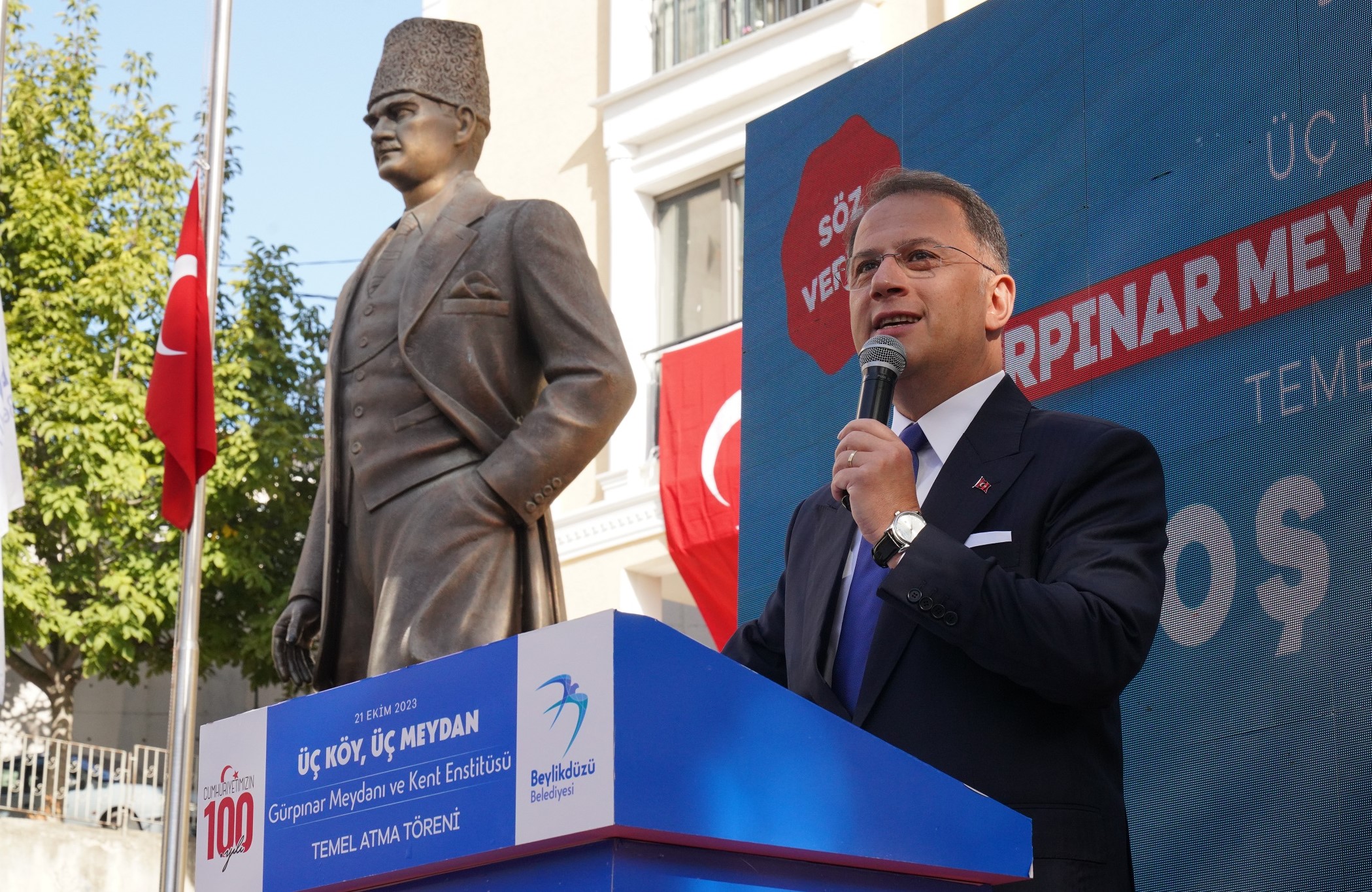 ÜÇ KÖY ÜÇ MEYDAN PROJESİNİN SON AYAĞINDA TEMEL ATILDI