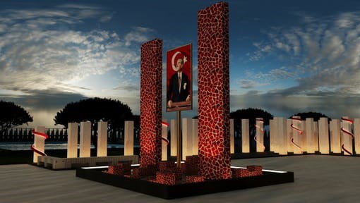 100 yılın anıtı Atakum’da inşa ediliyor